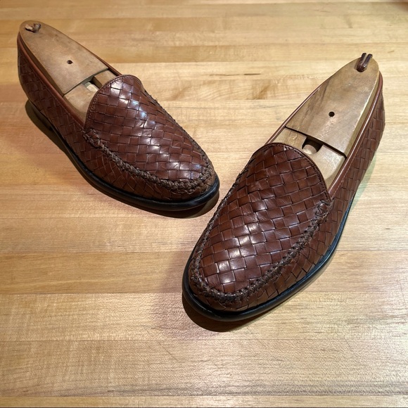 Cole Haan Other - Cole Haan Woven Leather Loafers
